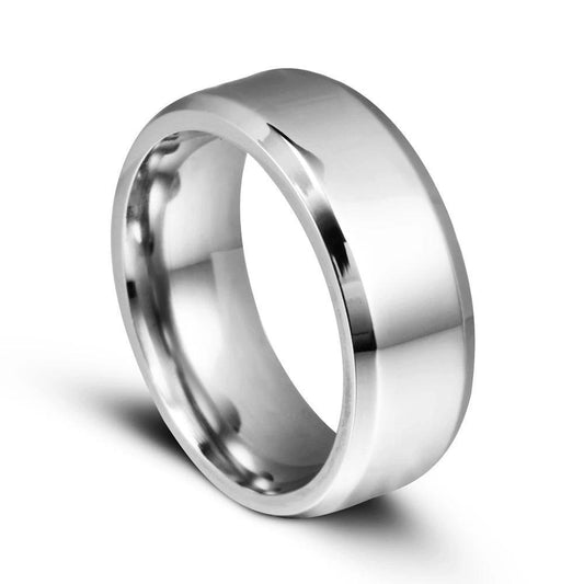 Men's 8mm Titanium Ring by GJG Denim