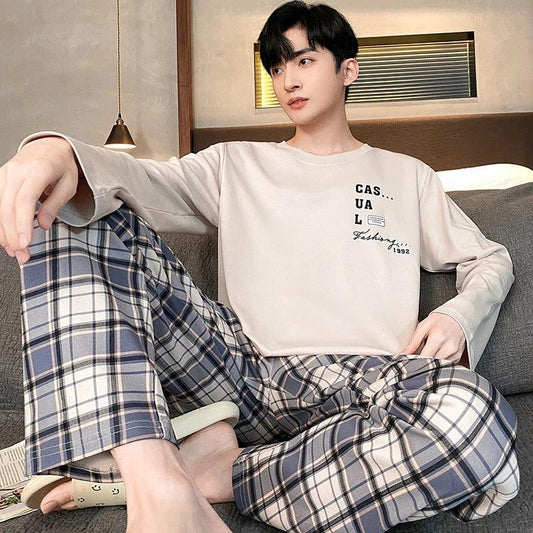 Thin Long Sleeve Loose Pajamas by GJG Denim
