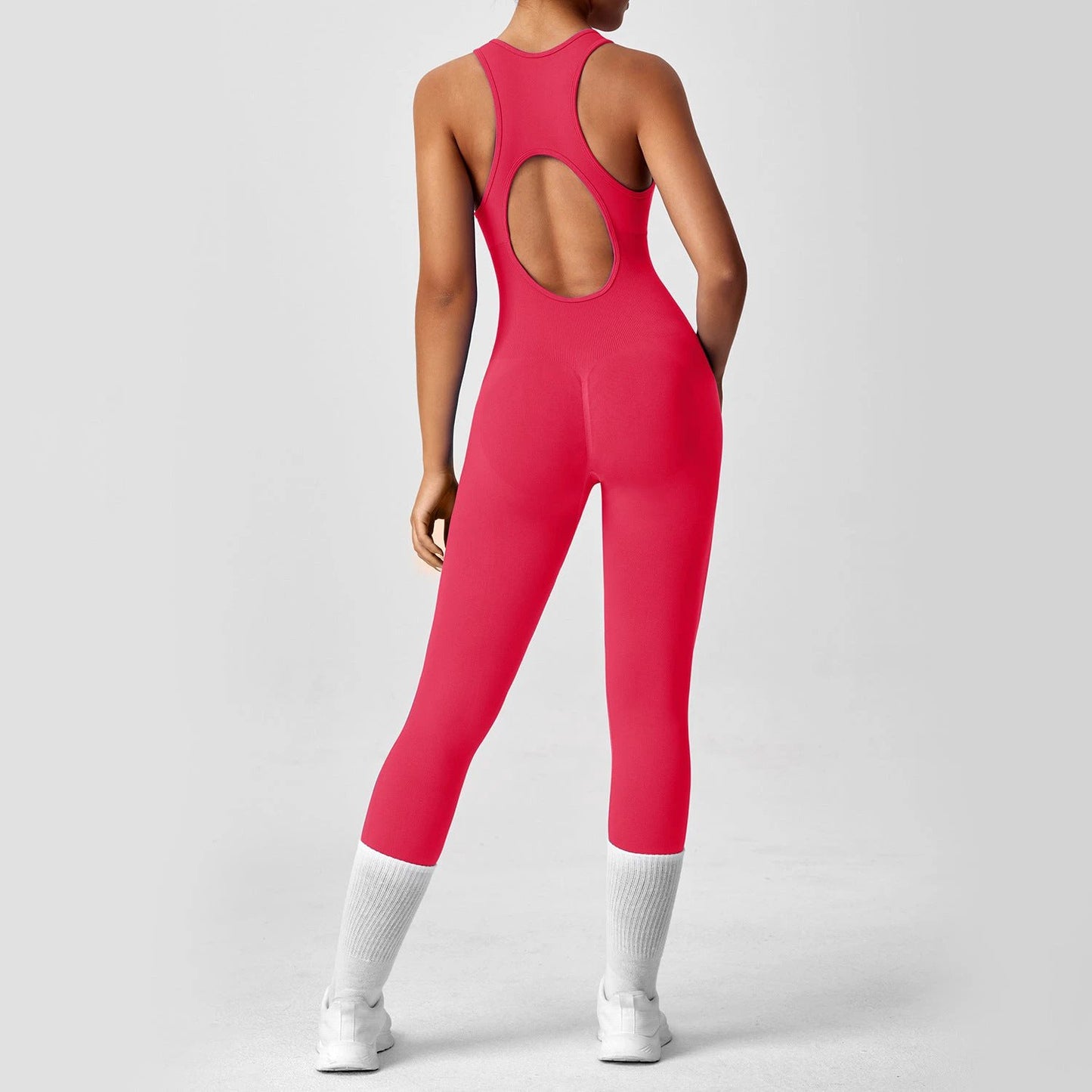 One-piece Yoga Pants Running Fitness Jumpsuit by GJG Denim