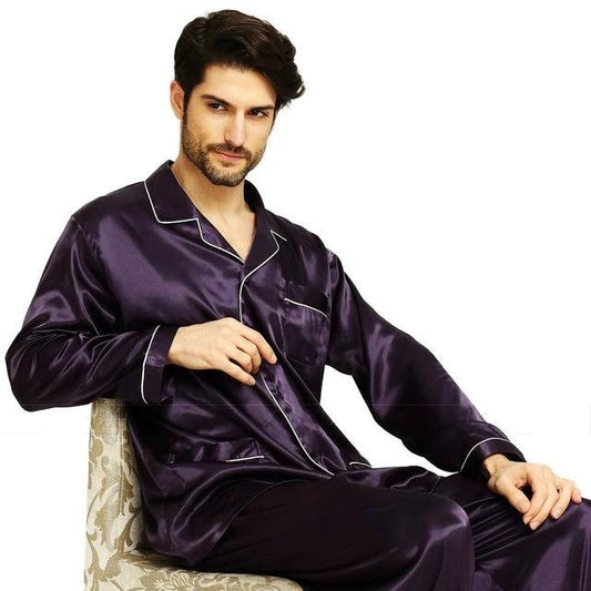 Men's Satain Pajamas by GJG Denim