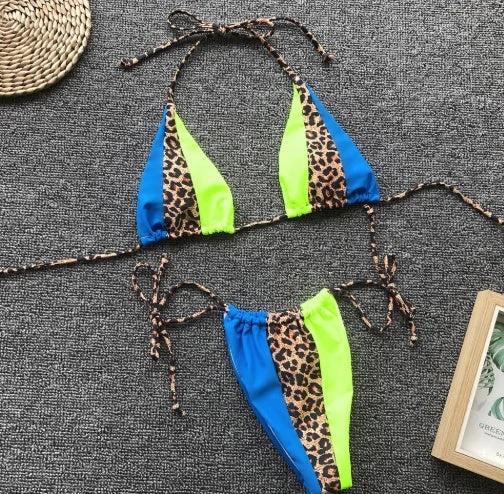 Split swimsuit by GJG Denim