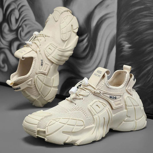 Men's Woven Mesh Breathable Sports Trendy Shoes by GJG Denim