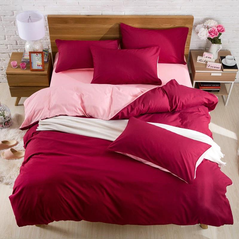 Brushed Plain Bedding (Duvet cover) Set by GJG Denim