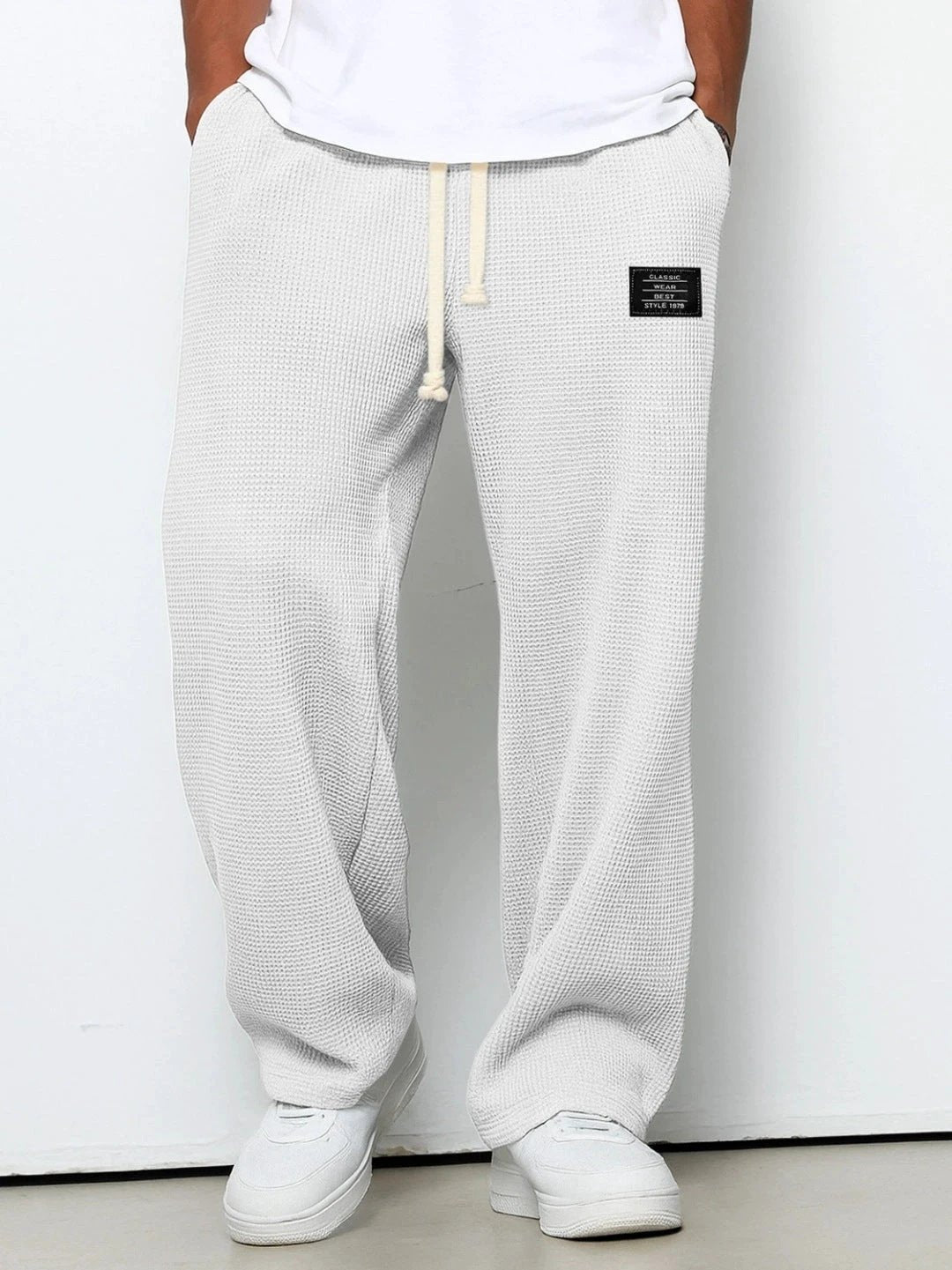 Men's Loose Straight Leg Casual Sweats by GJG Denim