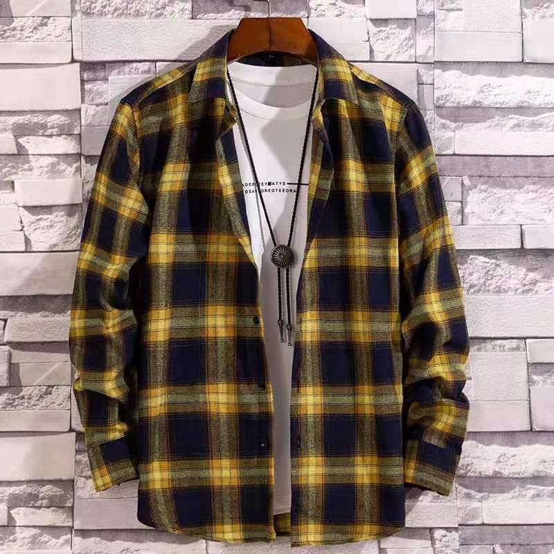Men's Long Sleeve Casual Shirt by GJG Denim