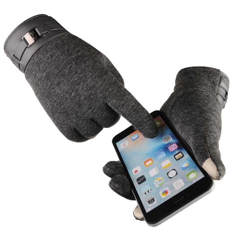 Men's Touchscreen Gloves by GJG Denim
