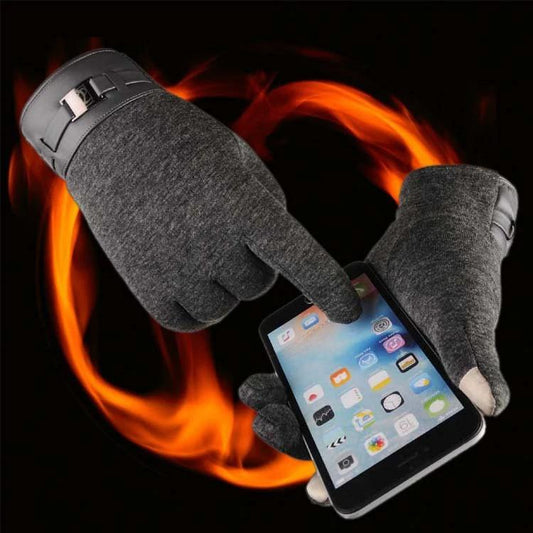 Men's Touchscreen Gloves by GJG Denim