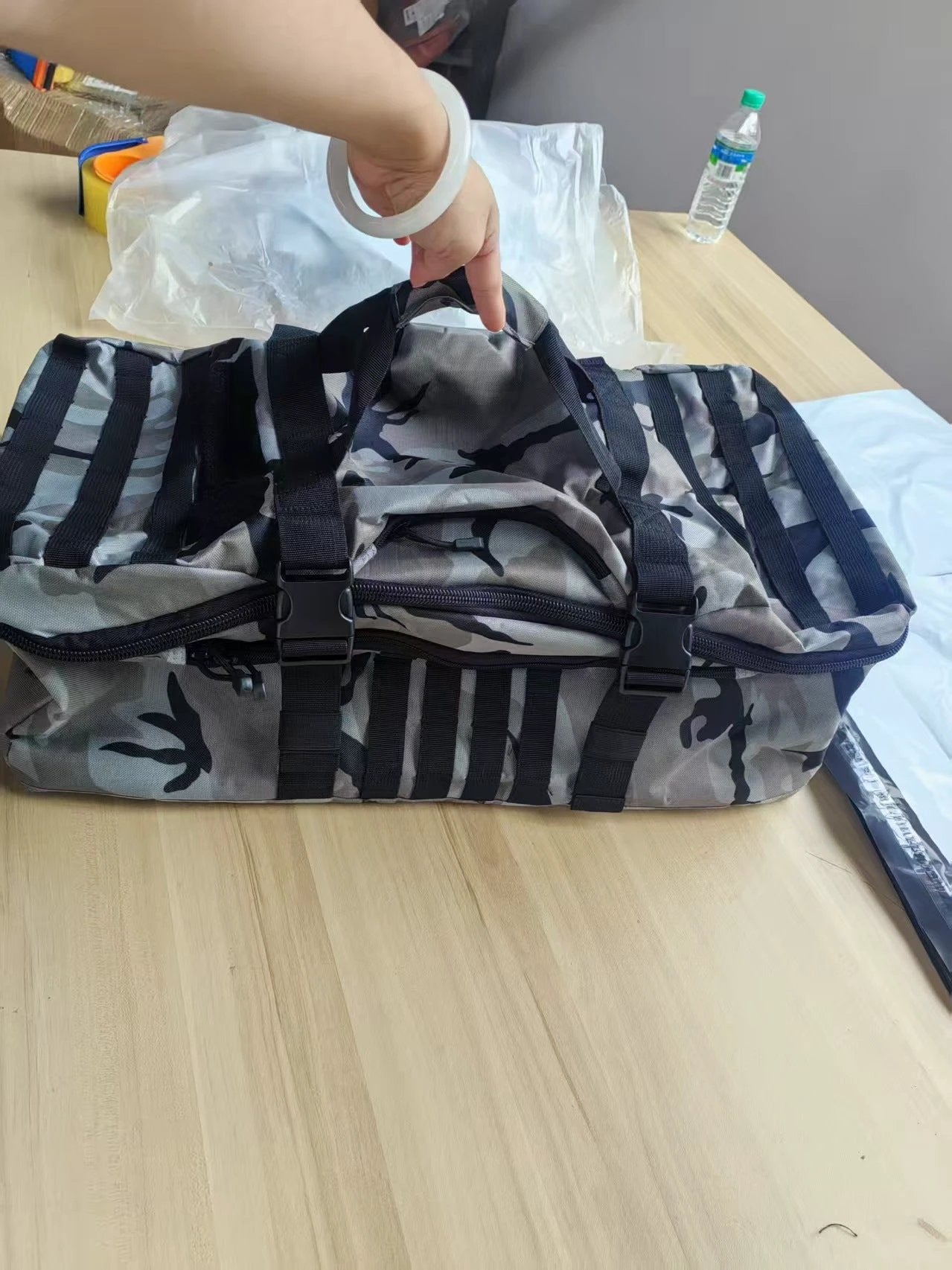Multifunctional Outdoor Camouflage Travel Sports Off-road Tactical Durable Mountaineering Backpack by GJG Denim