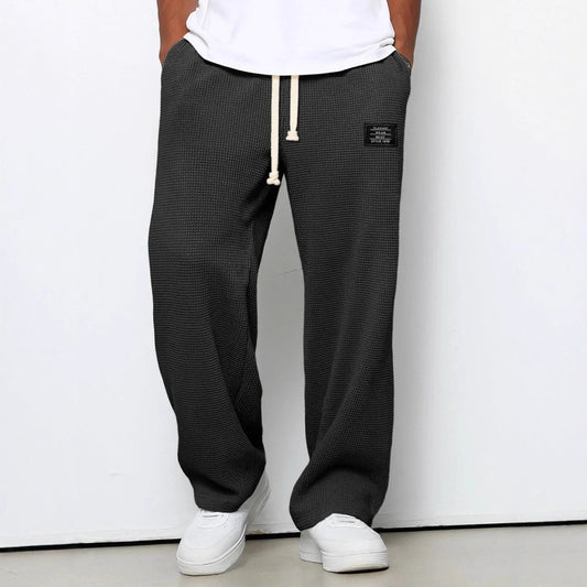 Men's Loose Straight Leg Casual Sweats by GJG Denim