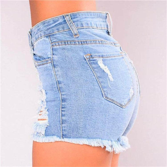 Summer New Style Female Ripped All-Match Denim Women Shorts by Zara-Craft