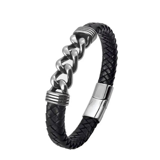 Leather Bracelet For Men by GJG Denim