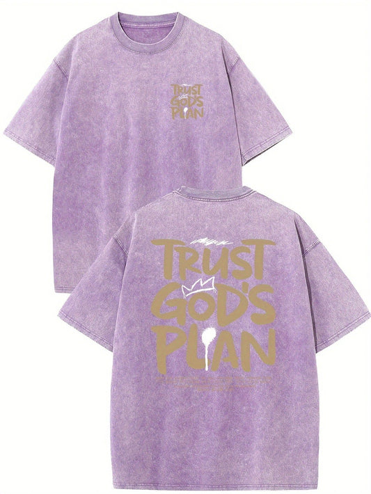 Retro Washed High Quality Cotton Pattern T-shirt by GJG Denim