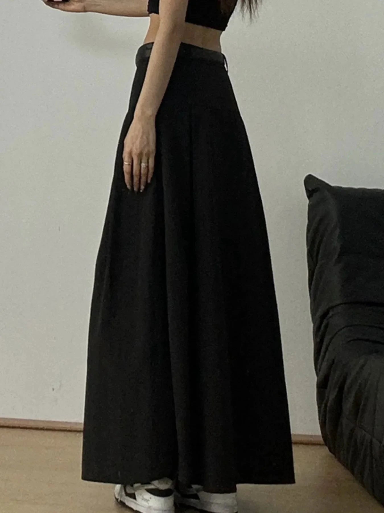 High Waist A-Line Maxi Skirt by Lady Ros