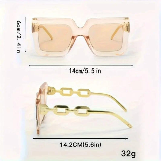Vintage Oversized Glasses - Vintage-style Stylish Frames For Enthusiasts And Fashionistas For Women - Are Prohibited On The Temu Platform by GJG Denim
