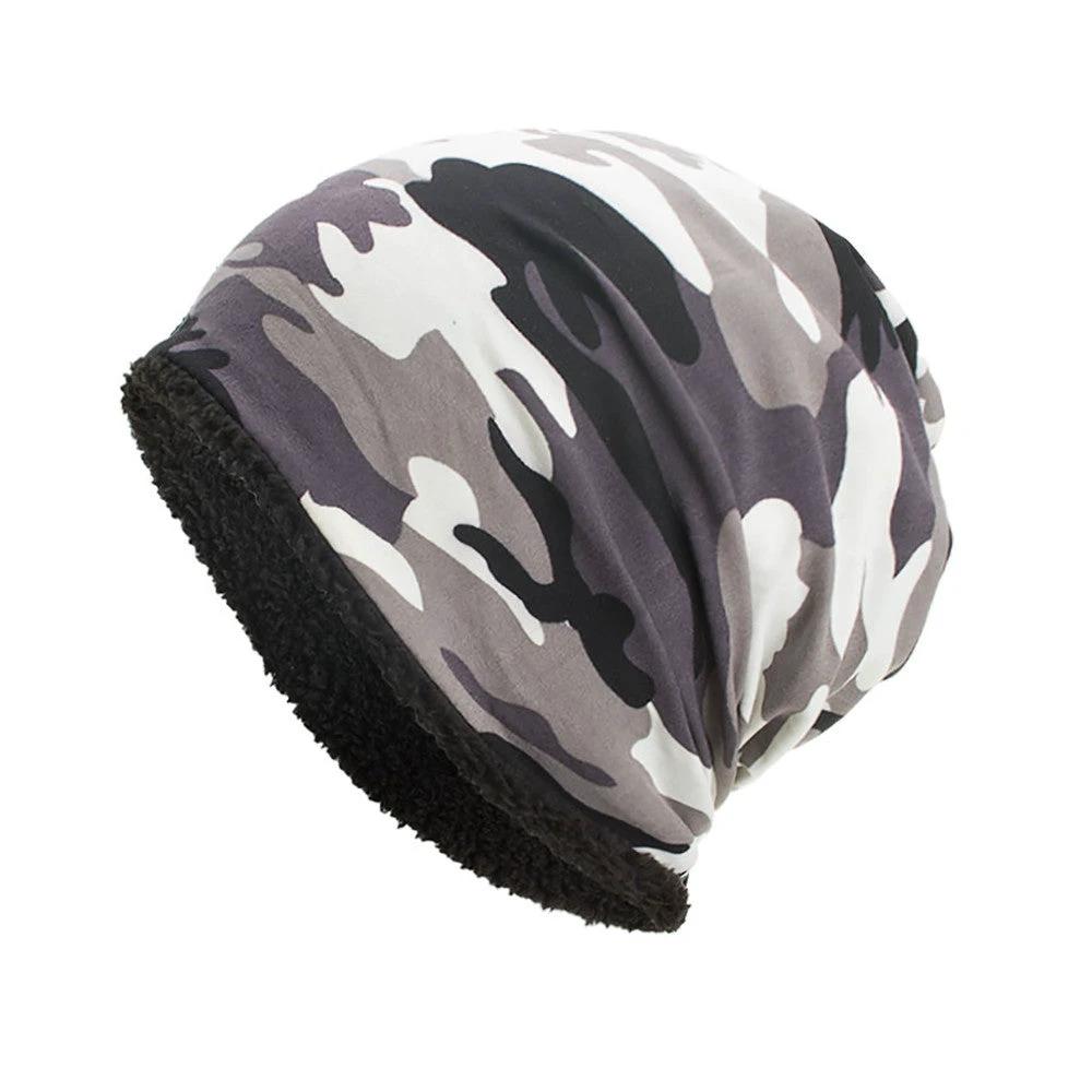 Men's Camouflage Lined Beanie by GJG Denim