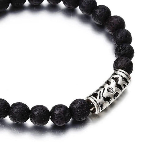 Classic Acrylic Beaded Bracelets For Men by GJG Denim