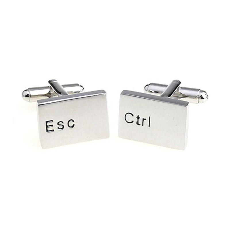 Metal Letter Shirt Men's Cufflinks by GJG Denim