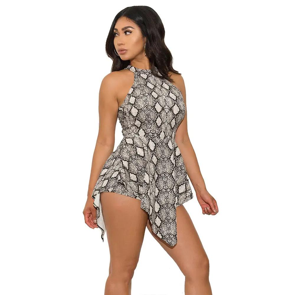 Women's Sexy Printed Jumpsuits Party Siamese Pants by GJG Denim