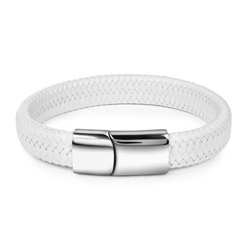 Classic Men's Faux Leather Bracelet by GJG Denim
