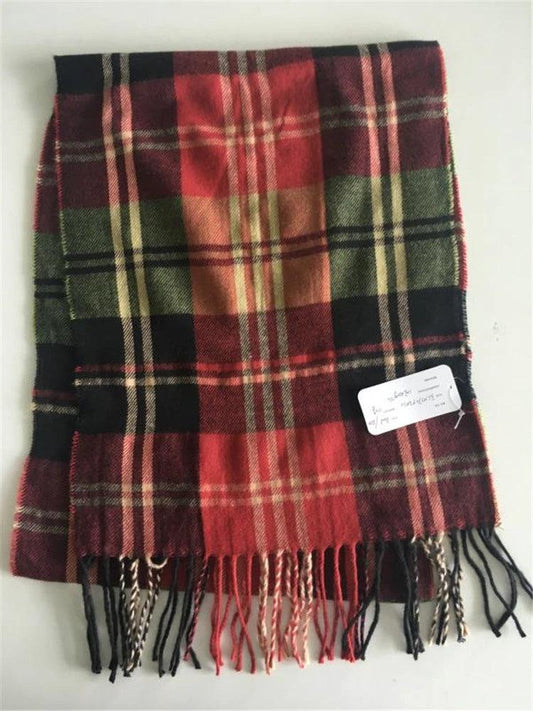 Faux Cashmere Scarf Solid Color For Men by GJG Denim