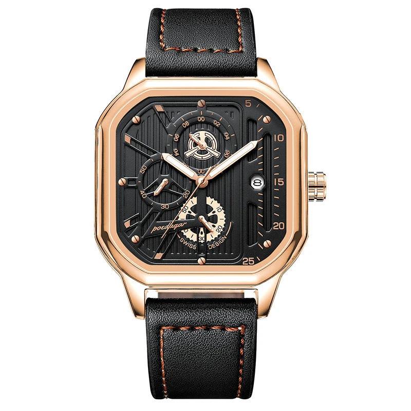 Men's Multifunctiona Belt Style Quartz Watch by GJG Denim