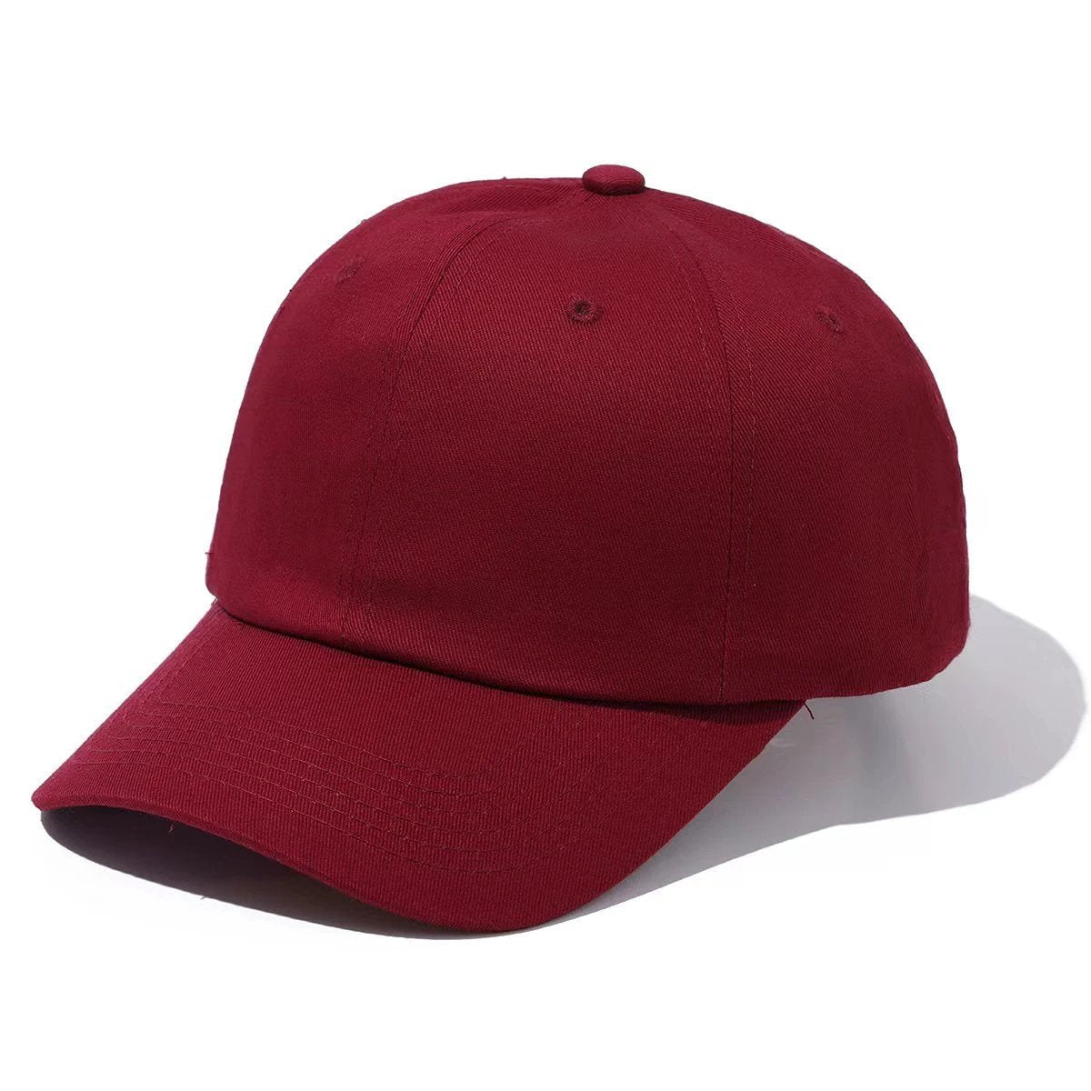 Men's Cotton Solid Color Baseball Cap by GJG Denim