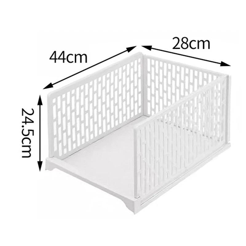 Wardrobe Storage Layered Partition Wardrobe Storage Box by GJG Denim