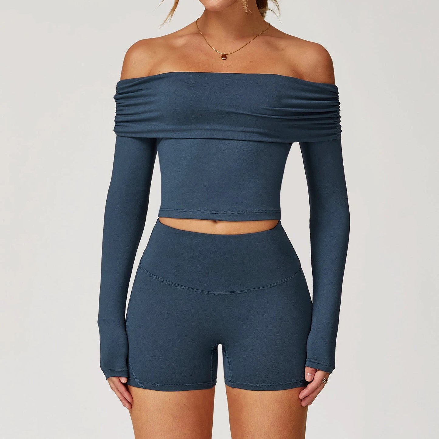 Women's Casual Comfortable Versatile Yoga Clothes Fitness Suit by GJG Denim