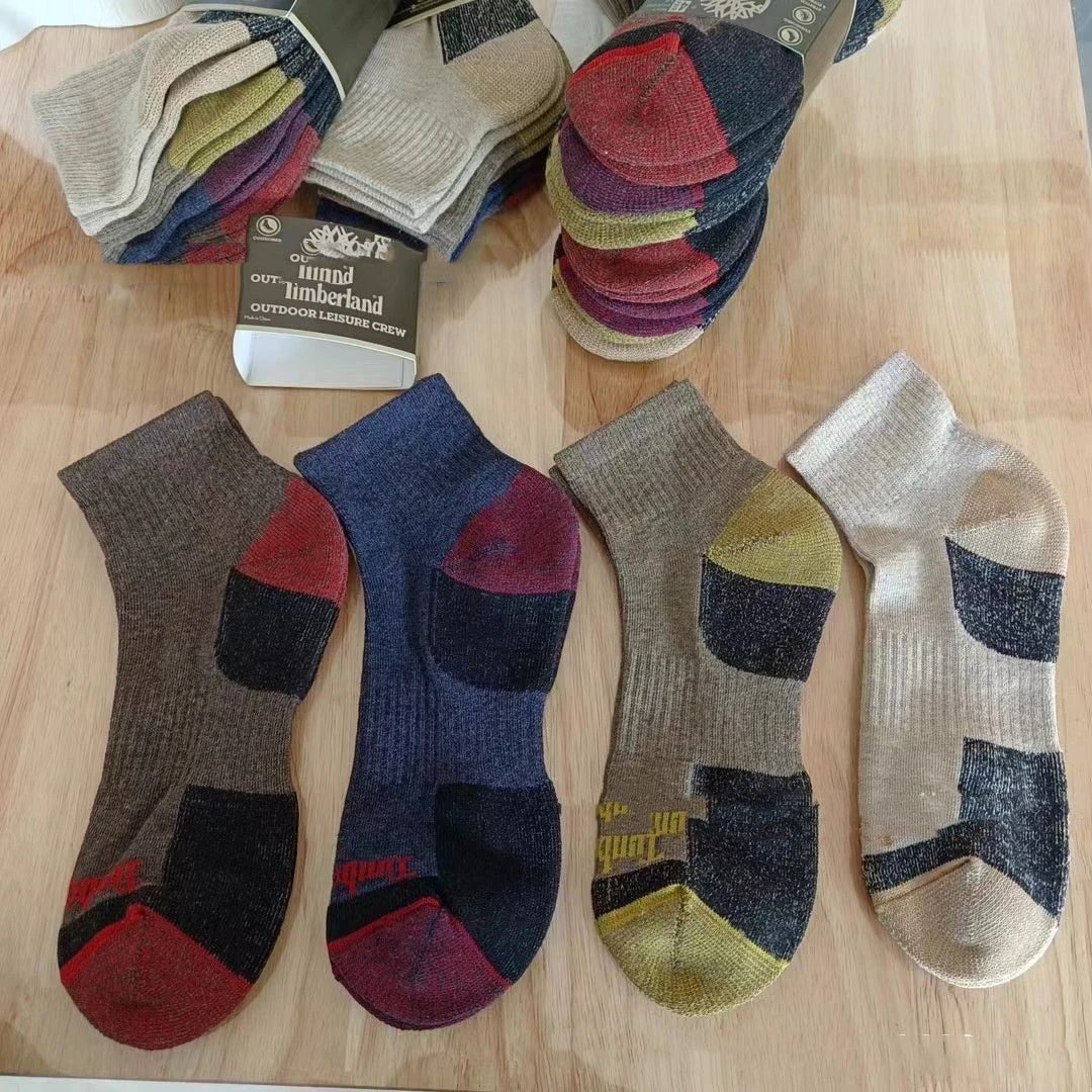 Men's Outdoor High-top Sports Socks Thick Thread Towel Bottom by GJG Denim