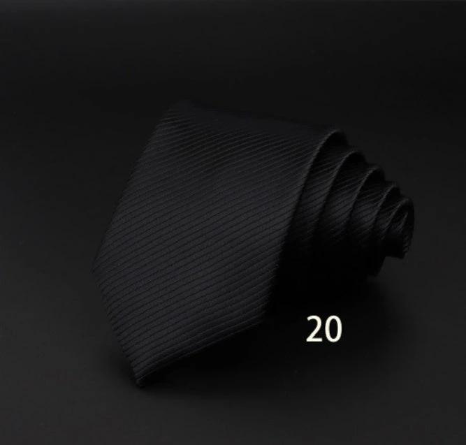 Men's Striped Polyester Fiber Ties by GJG Denim