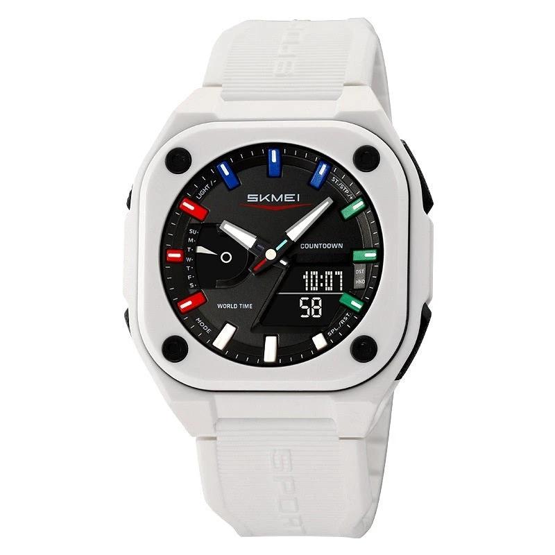 Double Inserts Luminous Waterproof Multifunctional Electronic Watch Outdoor by GJG Denim