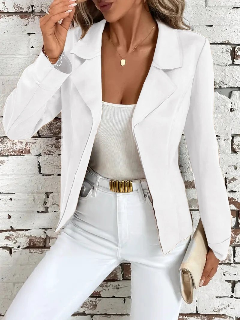 Autumn And Winter Elegant Slim Slimming Women's Jacket Cardigan Jacket by GJG Denim