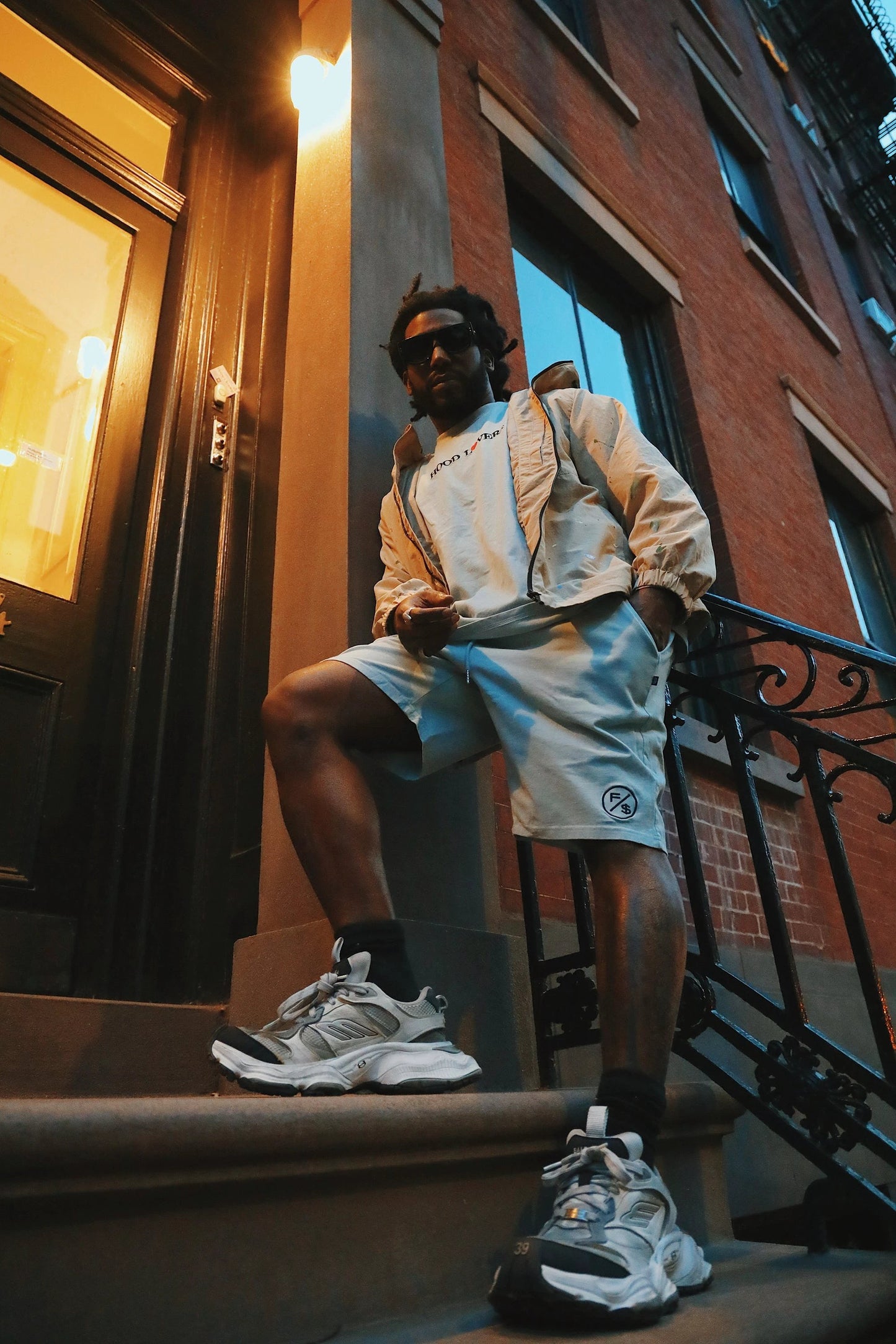 Hood Lover (Vintage Denim - Shorts) by Fly Supply Co