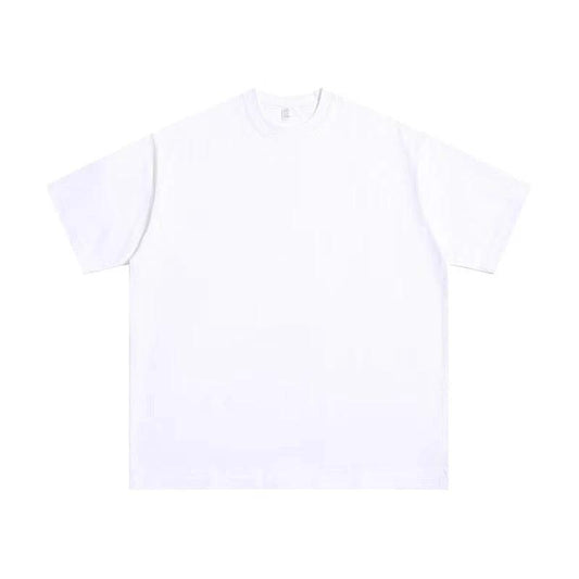 Loose Half Sleeve American Small Neckline Bottoming Shirt by GJG Denim