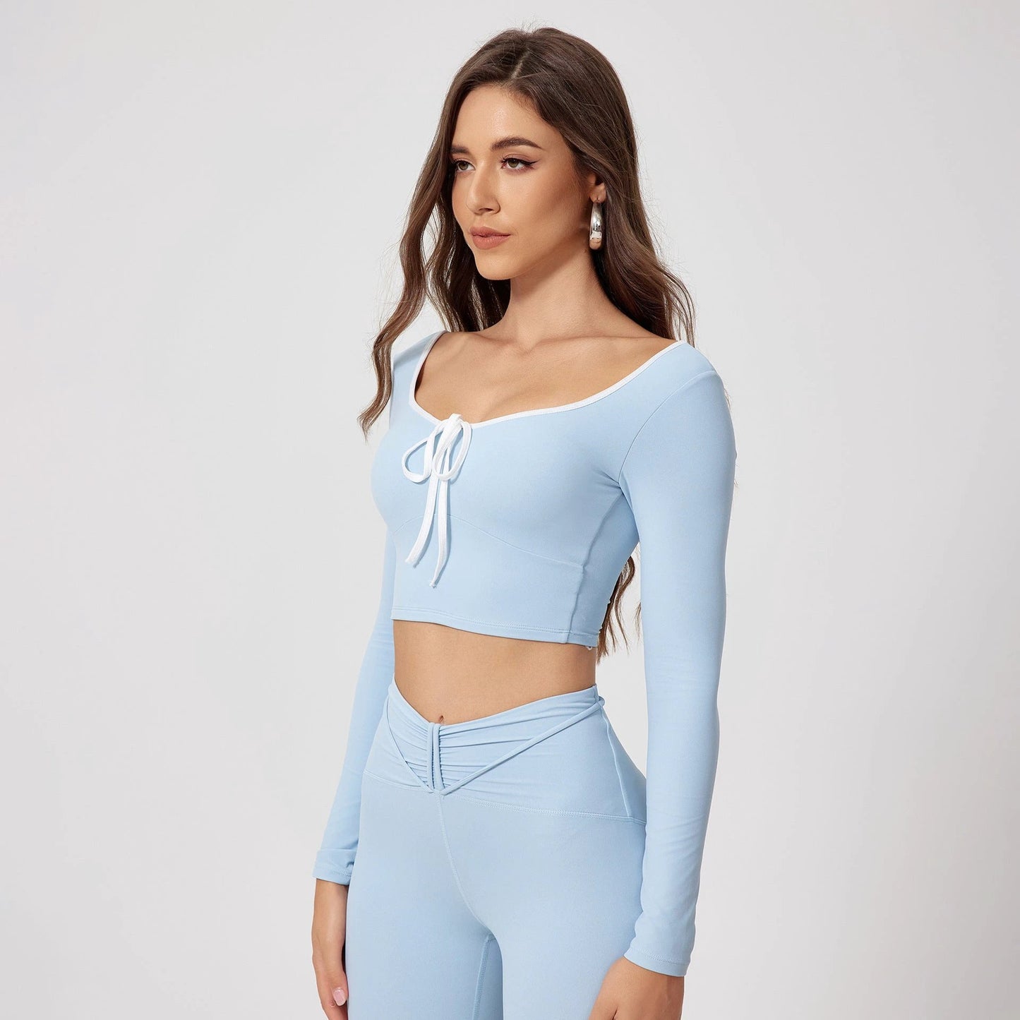 Quick-dry Casual Tops Training Running Sports Workout Clothes by GJG Denim