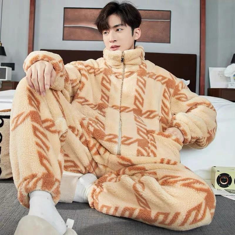 Men's Zipper Pajamas Thickened by GJG Denim