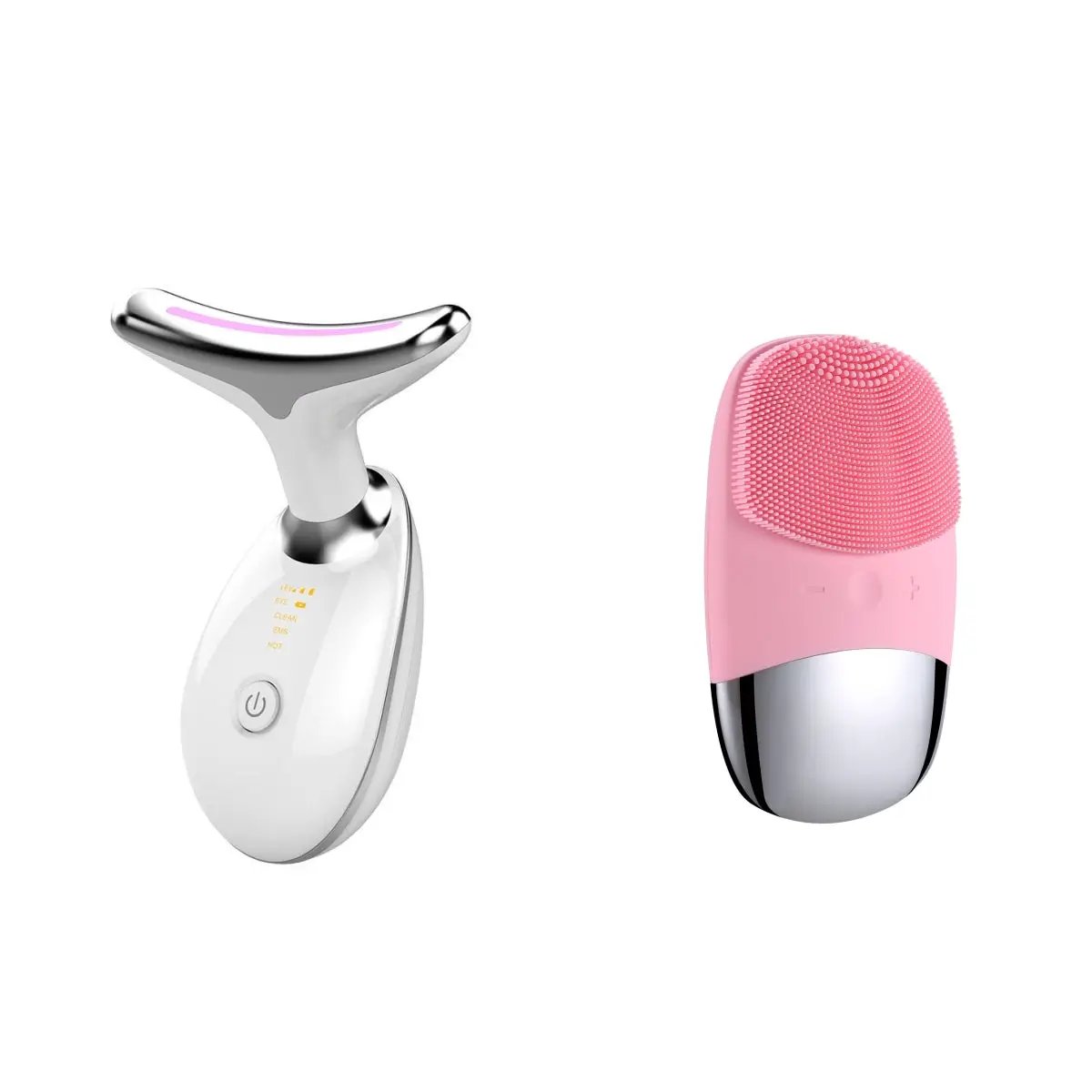 EMS Thermal Neck Lifting And Tighten Massager Electric Microcurrent Wrinkle Remover by GJG Denim
