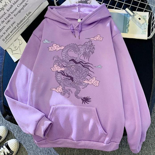 Men's Chinese Dragon Hoodies by GJG Denim