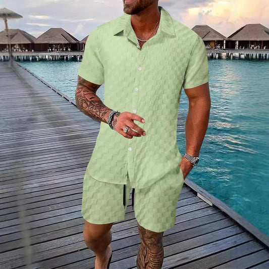 Men's Chemical Fiber Casual Suit by GJG Denim