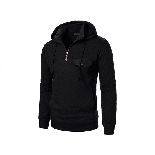 Men's Simplicity Trendy Loose Hooded Sweater by GJG Denim
