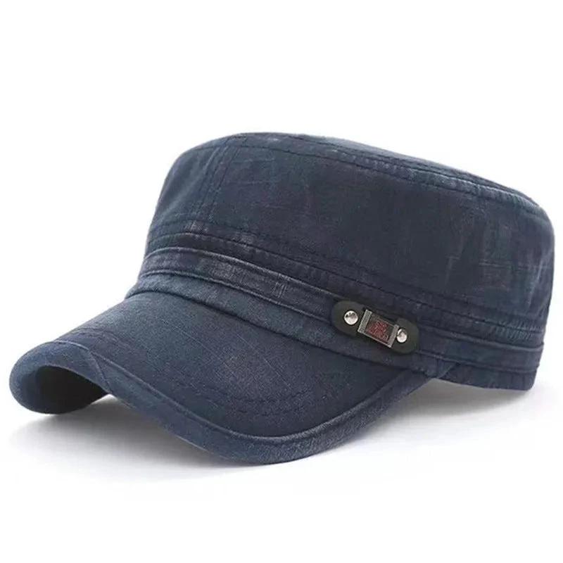 Men's Distressed Adjustable Hat by GJG Denim
