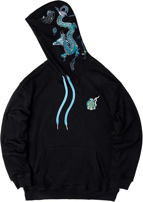 Men's Printed Pattern Hoodie by GJG Denim