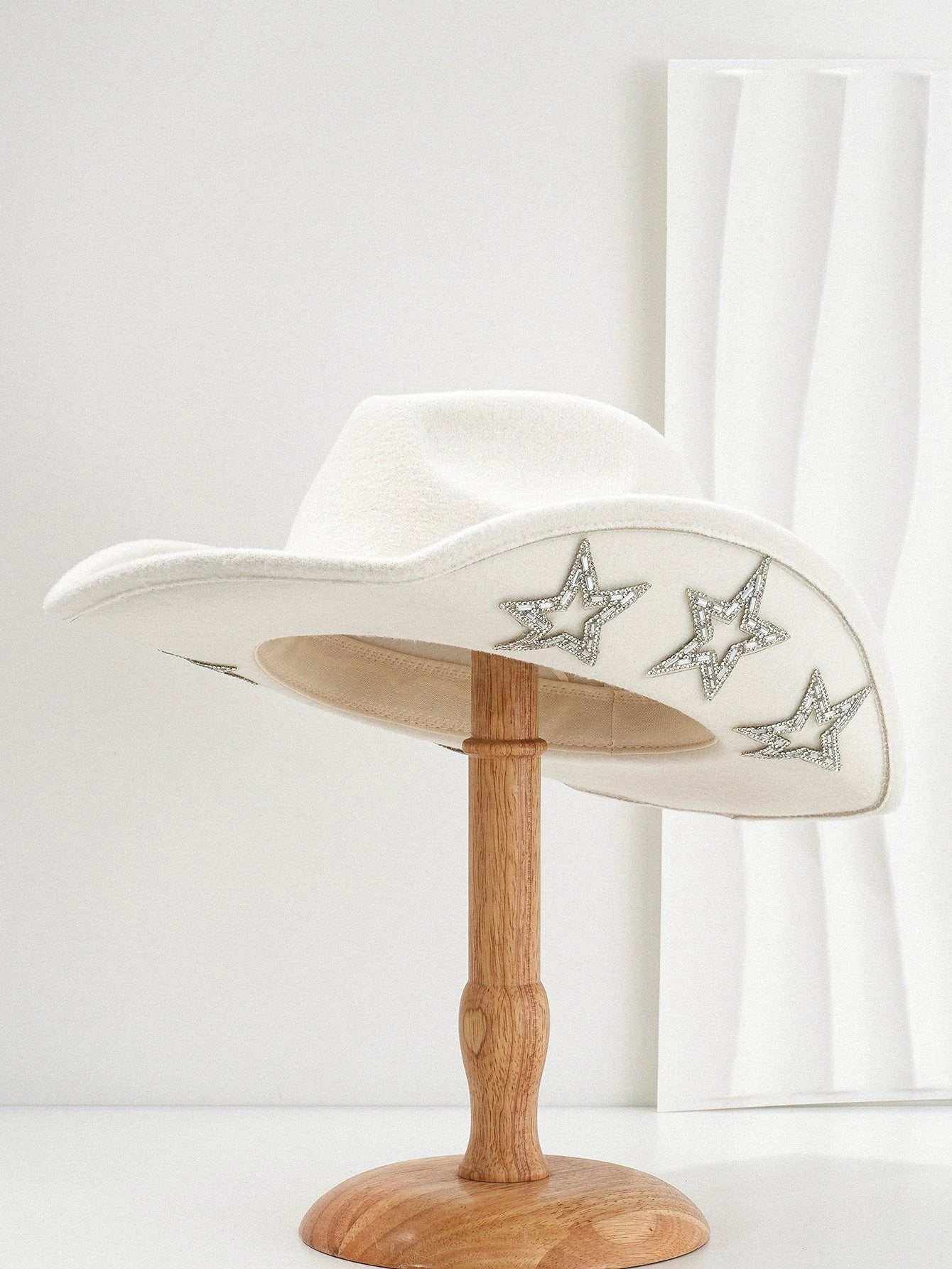 Woolen Felt Western Denim Top Hat Party Hat by GJG Denim
