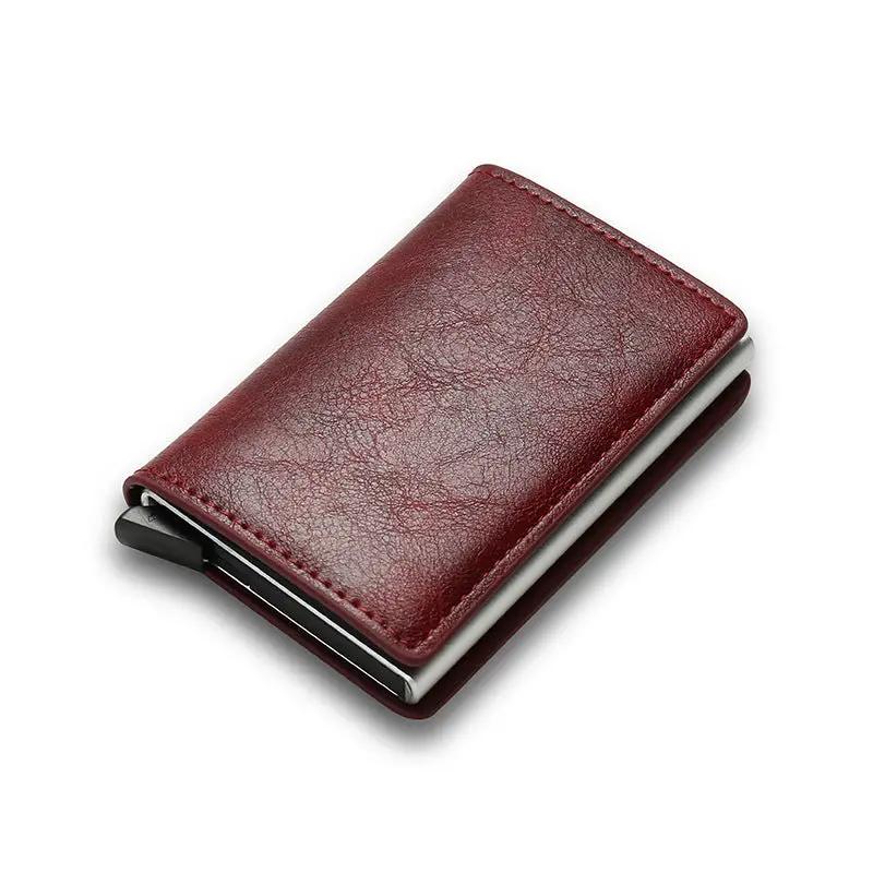Men's Rfid Blocking Protected Magic Leather Slim Wallet by GJG Denim