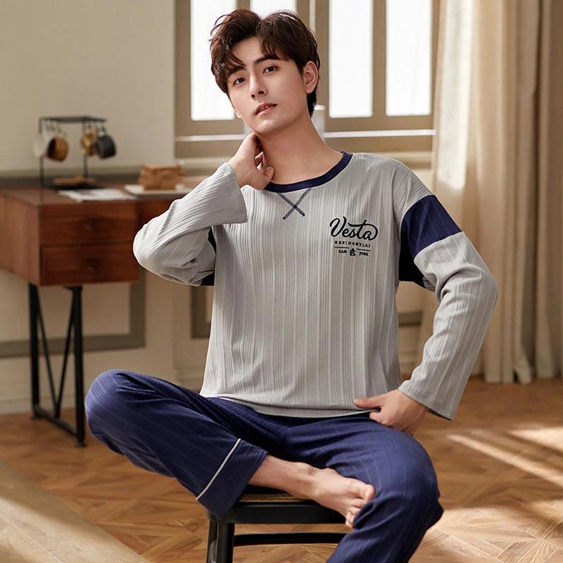 Men's Knitted Pajamas by GJG Denim