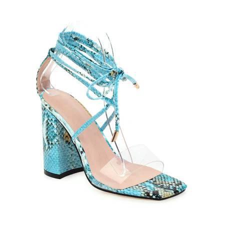Strappy Heel Sandals by GJG Denim