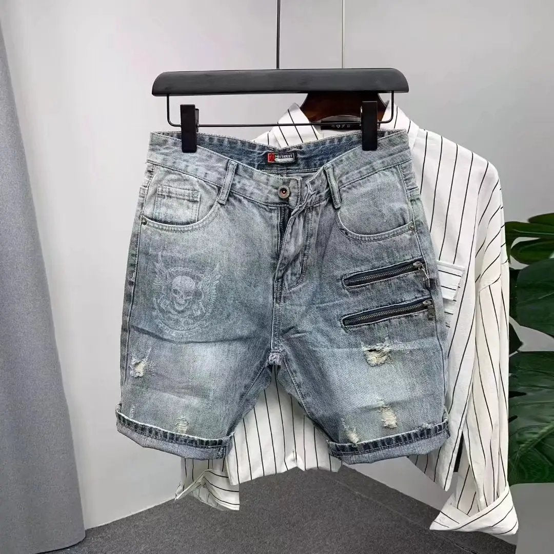 Men's Denim Shorts by GJG Denim