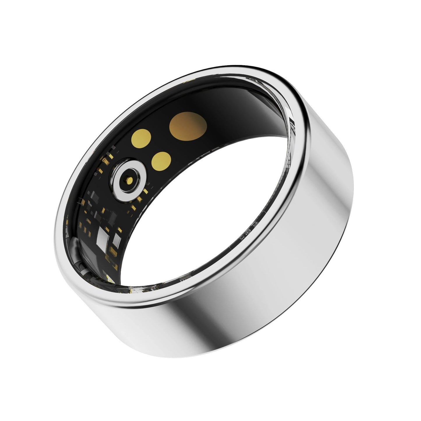 Smart Ring With Bluetooth For Blood Oxygen Heart Rate And Blood Pressure Health Monitoring For Men by GJG Denim