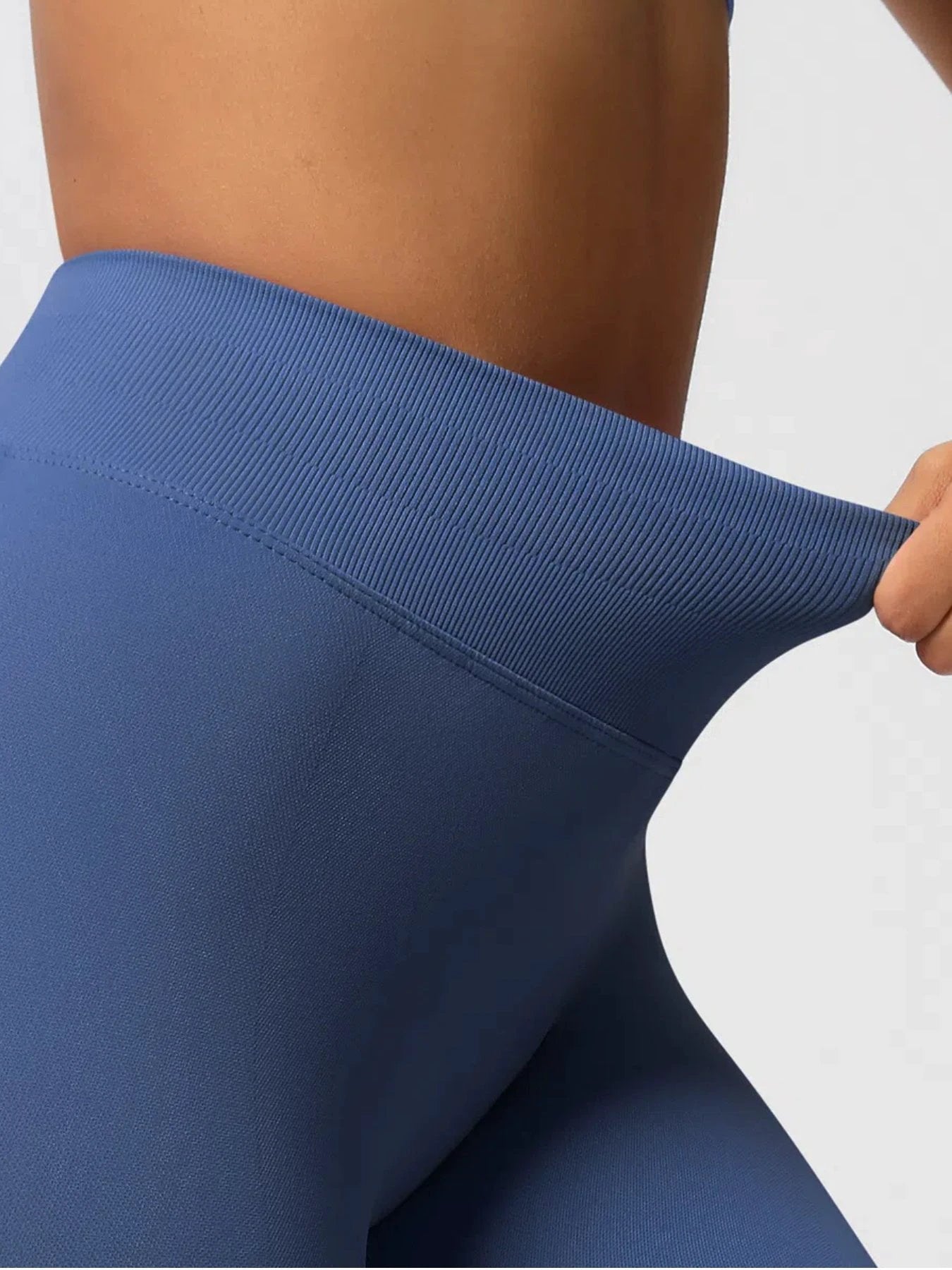 Sexy High Elastic Women's Solid Tights High Waist Workout Yoga Leggings, Scrunch Butt Lifting Elastic Pants, Tummy Control Butt Lifting Workout Yoga Athletic Pants by GJG Denim
