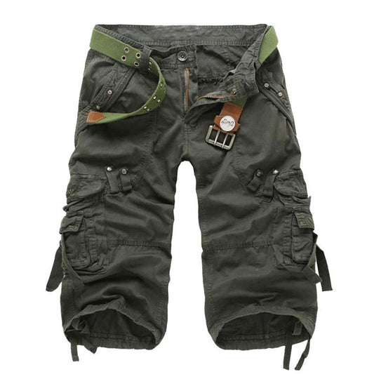 Men's Loose Multi-pocket Cargo Pants by GJG Denim